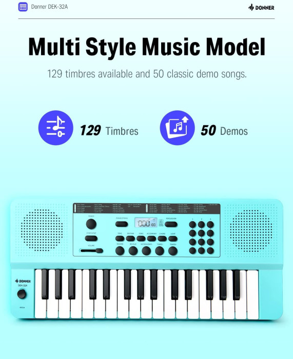 Hlavní obrázek Keyboardy/Klávesy/Kontrolery DONNER DEK-32A