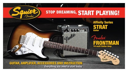 Hlavní obrázek Elektrické sety FENDER SQUIER Stop Dreaming, Start Playing!™ Stratocaster Set Brown Sunburst