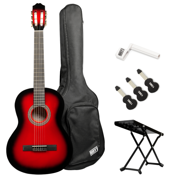 E-shop Henry`s Guitars CTG101PK-RD 4/4 Pack - Red