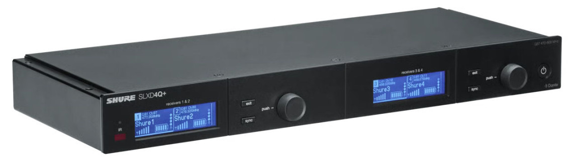 Hlavní obrázek Samostatné přijímače k bezdrátovým systémům SHURE SLXD4QDAN+E-K55