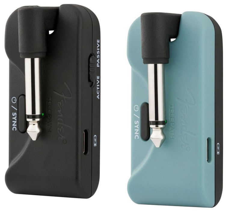 Hlavní obrázek Bezdrátové nástrojové systémy pro kytary a baskytary FENDER Telepath Wireless System, Mystic Ice Blue and Black