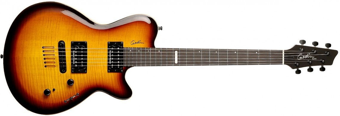 Hlavní obrázek Alternativní GODIN Summit CL, Maple Fingerboard - Trans Sunburst Flame