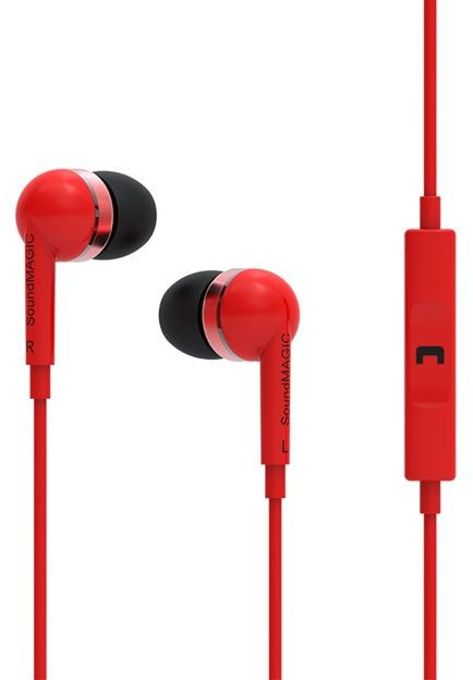 Hlavní obrázek Do uší (s kabelem) SOUNDMAGIC ES19S Red