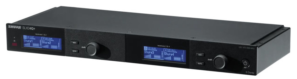 Hlavní obrázek Samostatné přijímače k bezdrátovým systémům SHURE SLXD4QDAN+E-K55