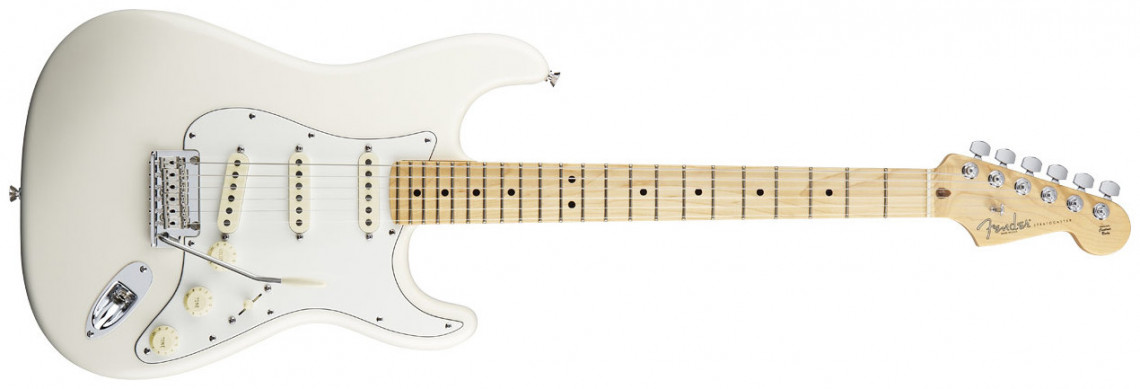 Hlavní obrázek ST - modely FENDER American Standard Stratocaster®, Maple Fingerboard, Olympic White