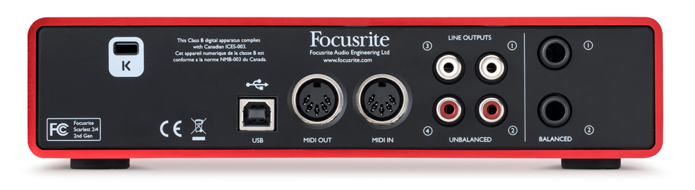 Hlavní obrázek USB zvukové karty FOCUSRITE Scarlett 2i4 2nd Gen