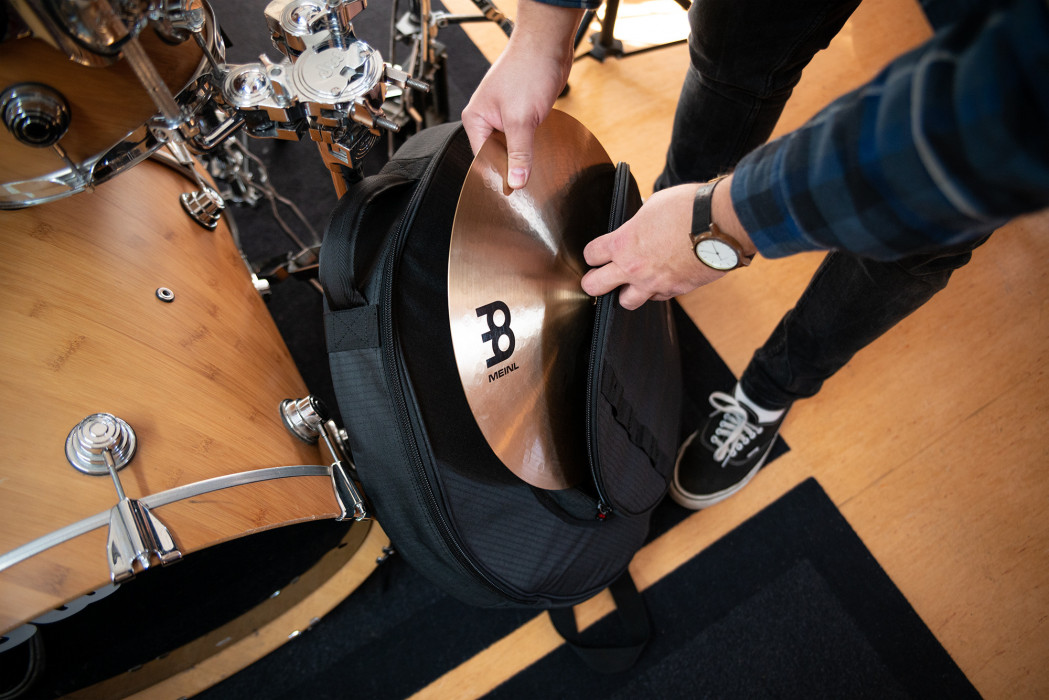 Hlavní obrázek Obaly na činely MEINL MCB22CR Carbon Ripstop Cymbal Bag 22”