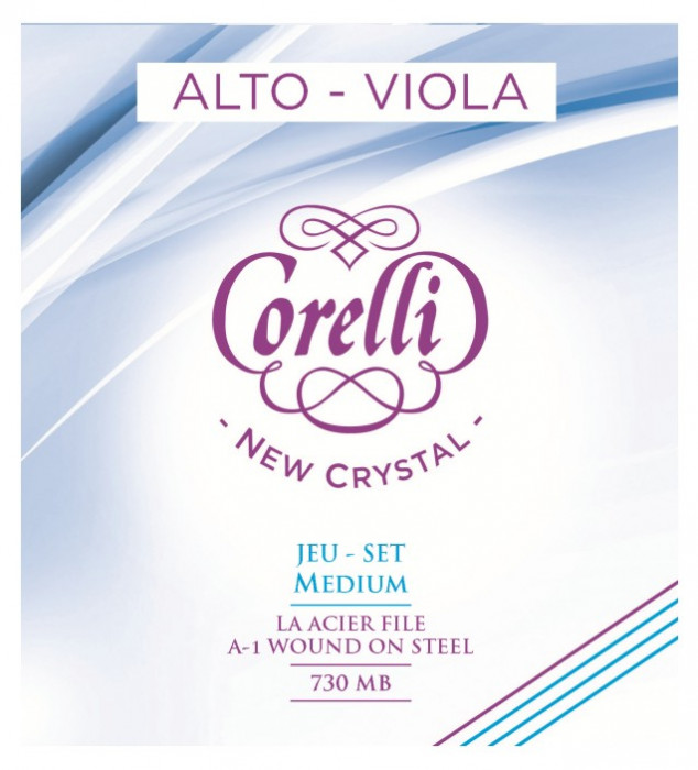 Savarez 730MB Corelli New Crystal Viola Alto Set - Medium