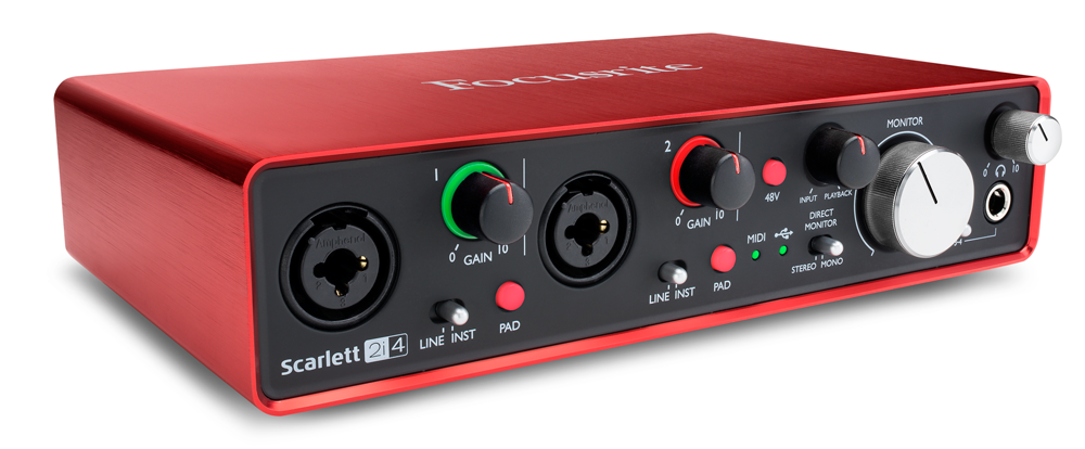 Hlavní obrázek USB zvukové karty FOCUSRITE Scarlett 2i4 2nd Gen