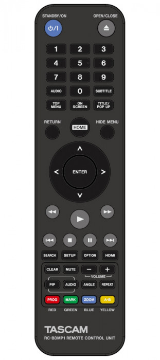 Hlavní obrázek Profesionální CD/DVD/USB/SD/MC přehrávače TASCAM BD-MP1