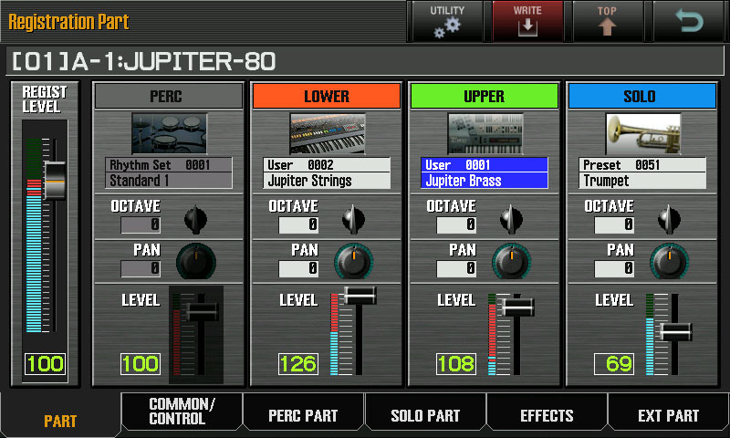 Hlavní obrázek Syntezátory, varhany, virtuální nástroje ROLAND Jupiter 80 Syntetizátor