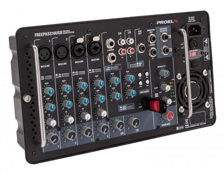 Hlavní obrázek Sety reproboxů PROEL FREEPASS10USB