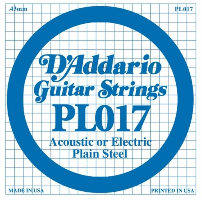 Hlavní obrázek Ostatní struny pro elektrickou kytaru D'ADDARIO PL017