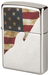 Hlavní obrázek Oblečení a dárkové předměty FENDER and ZIPPO USA Flag Stratocaster - Zapalovač