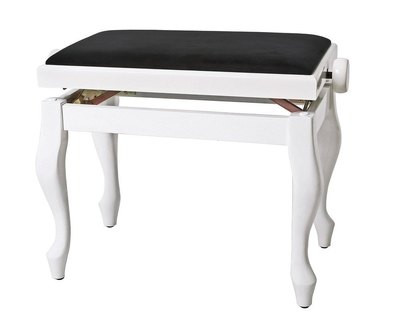 Hlavní obrázek Stoličky a sedáky GEWA Piano Bench Deluxe Classic 130.350 White Gloss