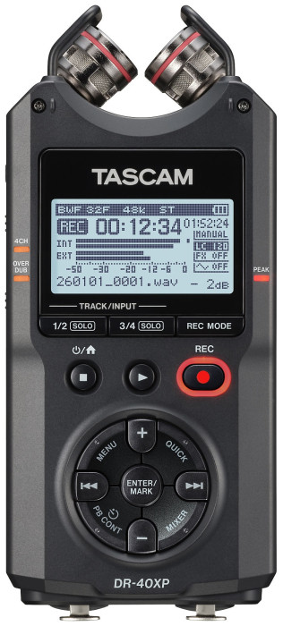 Hlavní obrázek Stereo rekordéry přenosné TASCAM DR-40XP
