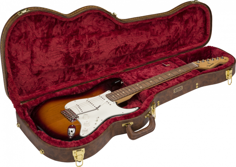 Hlavní obrázek Tvrdá pouzdra FENDER Stratocaster/Telecaster Poodle Case, Brown
