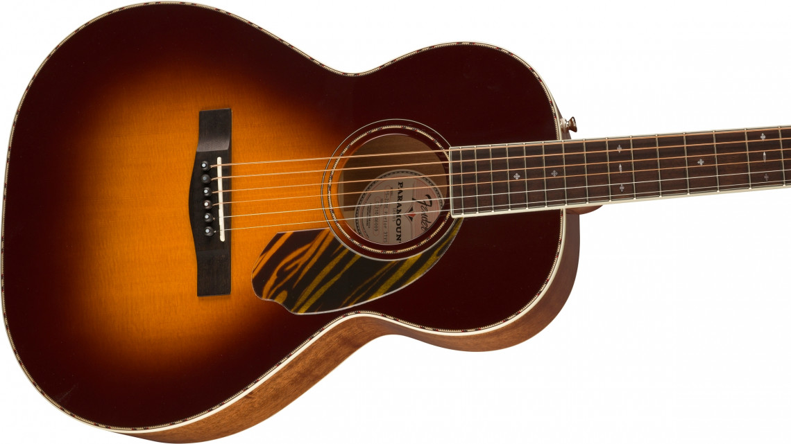 Hlavní obrázek Další tvary FENDER PS-220E Parlor - 3-Color Vintage Sunburst