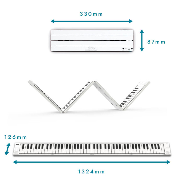 Hlavní obrázek Stage piana CARRY-ON Folding Piano 88 Touch - White