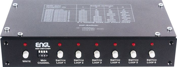 Hlavní obrázek Footswitche a přepínače ENGL Z11 MIDI Switcher