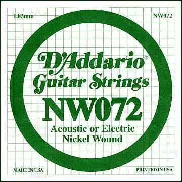Hlavní obrázek Ostatní struny pro akustickou kytaru D'ADDARIO NW072