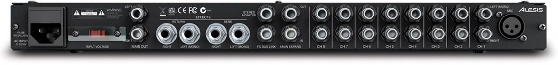 Hlavní obrázek Příslušenství pro mixážní pulty ALESIS MM8RA