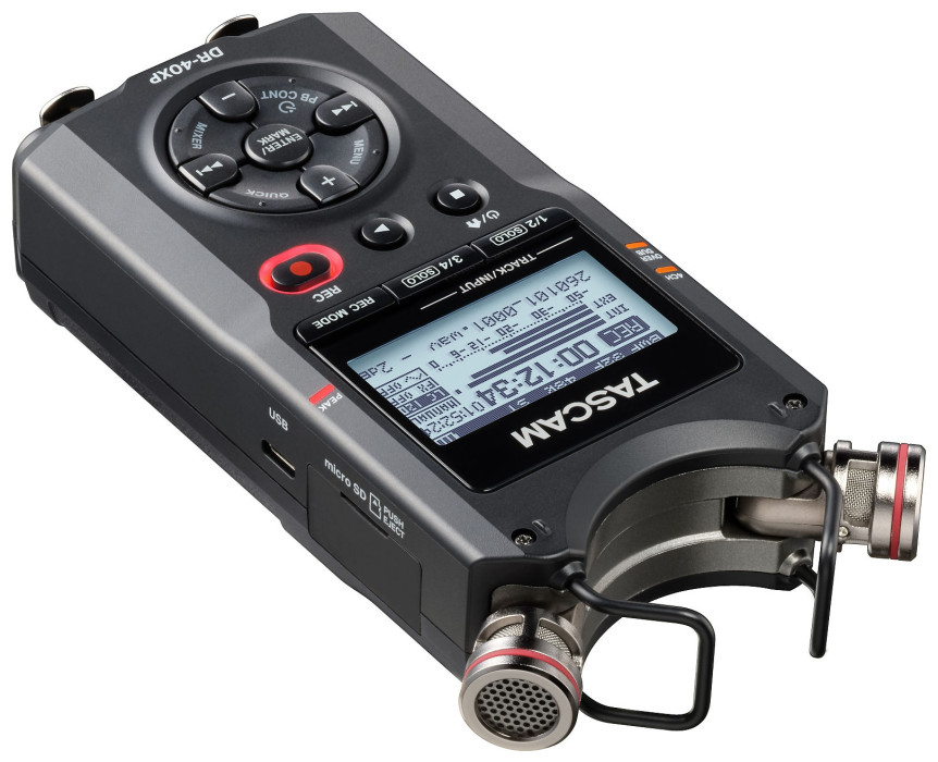 Hlavní obrázek Stereo rekordéry přenosné TASCAM DR-40XP