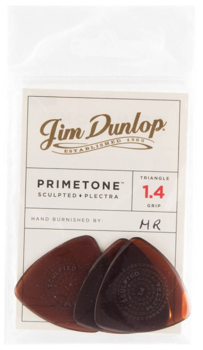 Hlavní obrázek Tvrdost do 2.0 DUNLOP Primetone Triangle Grip Pick 1.4mm, 12ks