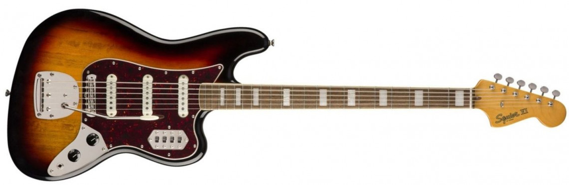 Hlavní obrázek 6 a vícestrunné FENDER SQUIER Classic Vibe Bass VI 3-Tone Sunburst Laurel