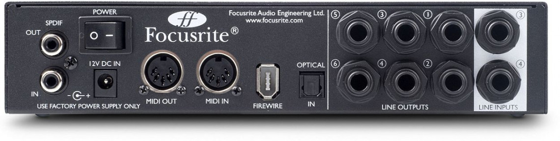 Hlavní obrázek FireWire zvukové karty FOCUSRITE Saffire PRO 24