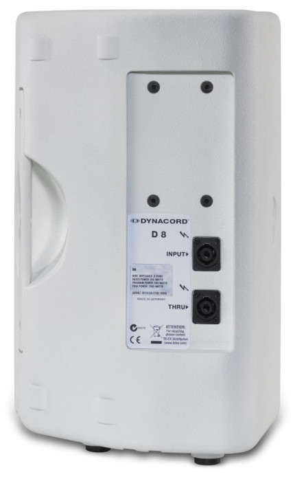 Hlavní obrázek Pasivní reproboxy DYNACORD D8 White