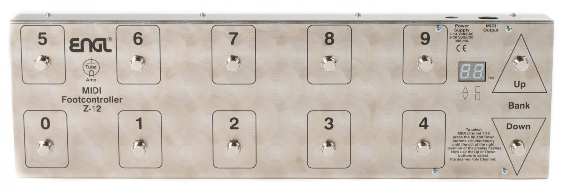 Hlavní obrázek Footswitche a přepínače ENGL Z12 - Footswitch