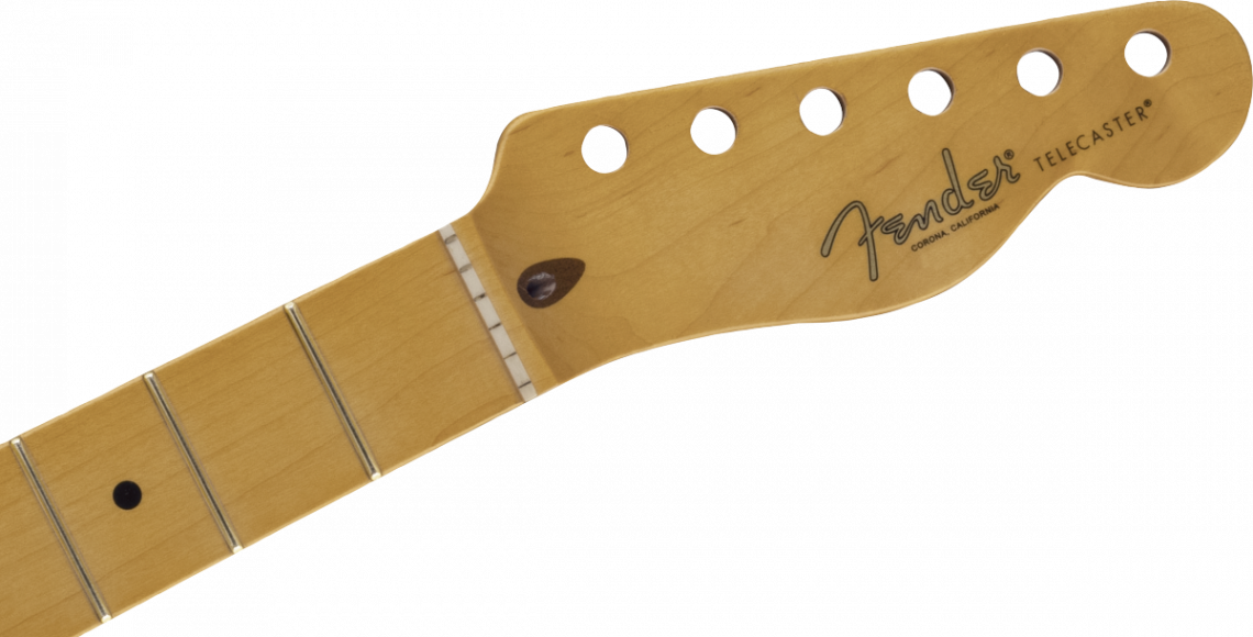 Hlavní obrázek Náhradní díly FENDER American Professional II Telecaster Neck, 22 Narrow Tall Frets, 9.5" Radius, Maple