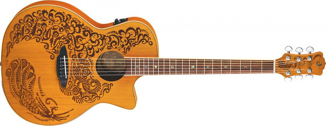 Hlavní obrázek Další tvary LUNA GUITARS Henna Oasis II Cedar
