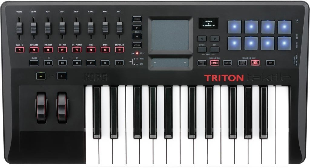 Hlavní obrázek MIDI keyboardy KORG Triton Taktile 25