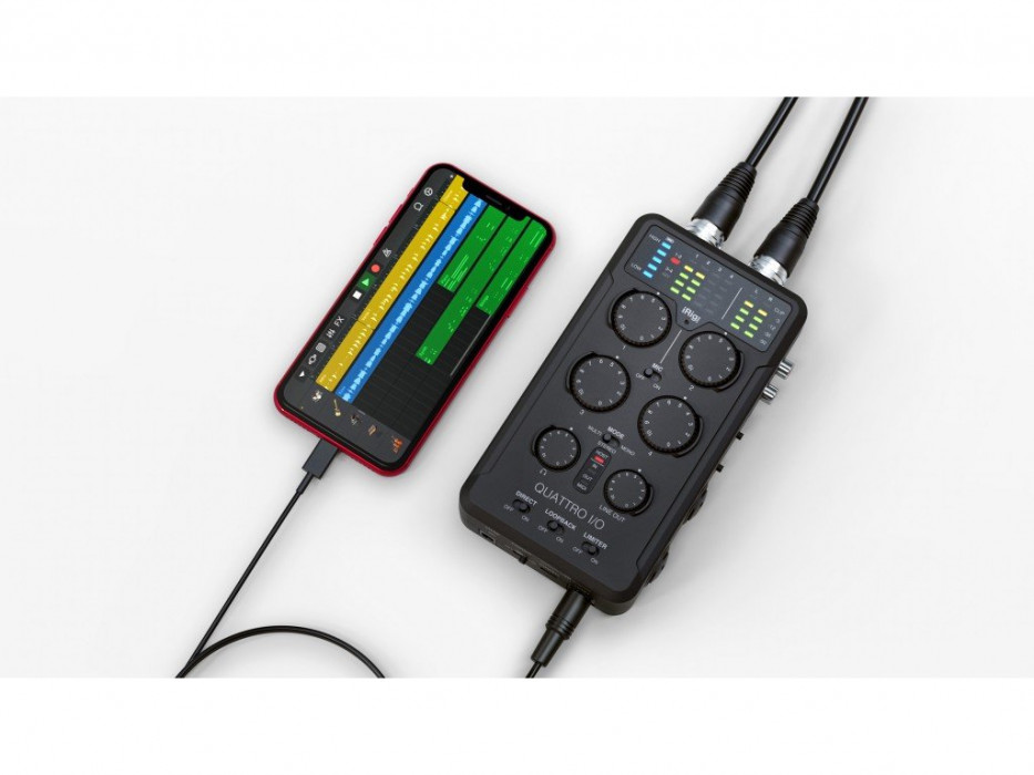 Hlavní obrázek USB zvukové karty IK MULTIMEDIA iRig PRO Quattro I/O Deluxe