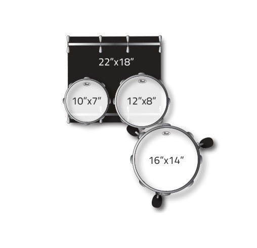 Hlavní obrázek 22“; 10“, 12“; 16“ PEARL MRV924XEP/C842 Masters Maple Reserve - Light Amber