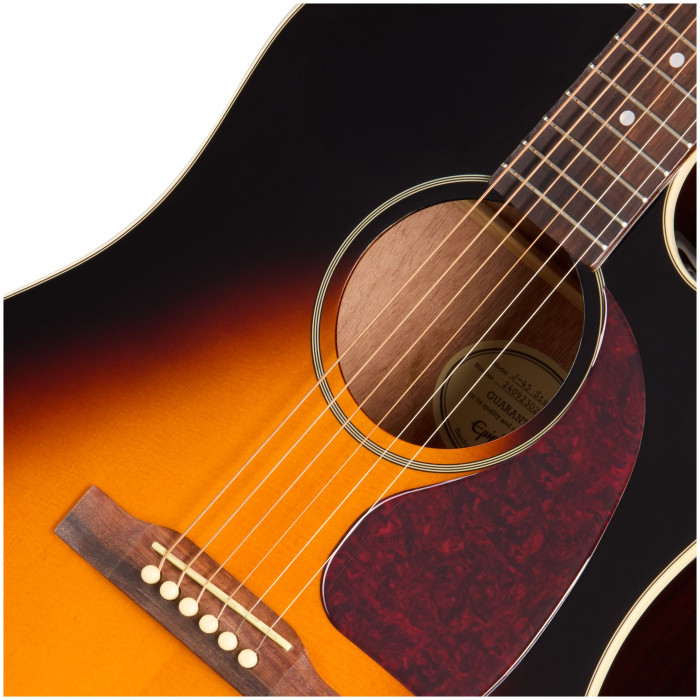 Hlavní obrázek Dreadnought EPIPHONE J-45 Studio EC - Vintage Sunburst
