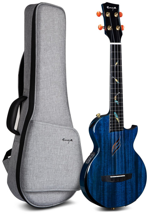 Hlavní obrázek Tenorové ENYA MUSIC Feather Mahogany - Blue