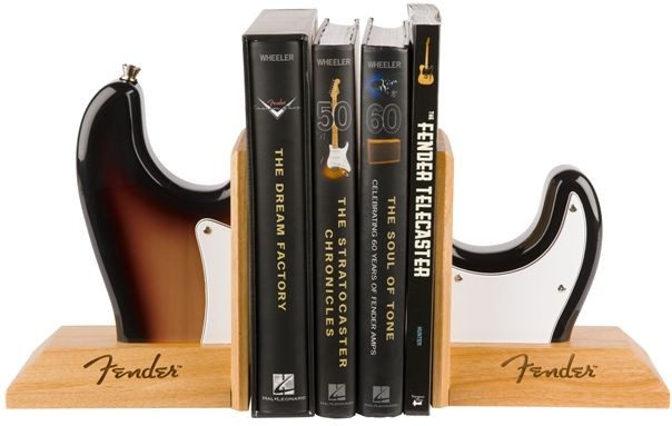 Hlavní obrázek Oblečení a dárkové předměty FENDER Bookends Stratocaster Sunburst