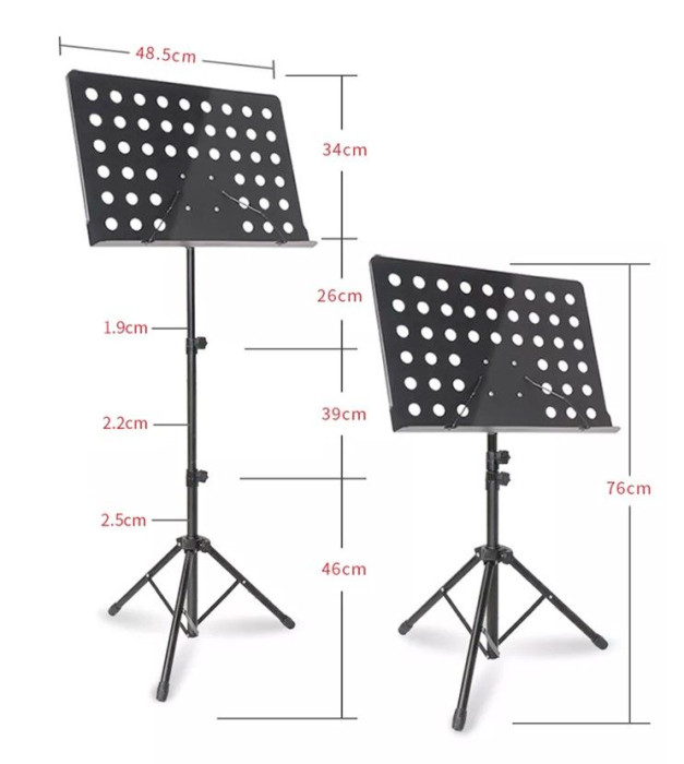 Hlavní obrázek Notové stojany VELES-X FOSMS Professional Folding Orchestra Sheet Music Stand
