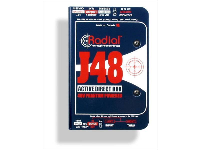 Hlavní obrázek DI boxy RADIAL J48 Active Direct Box