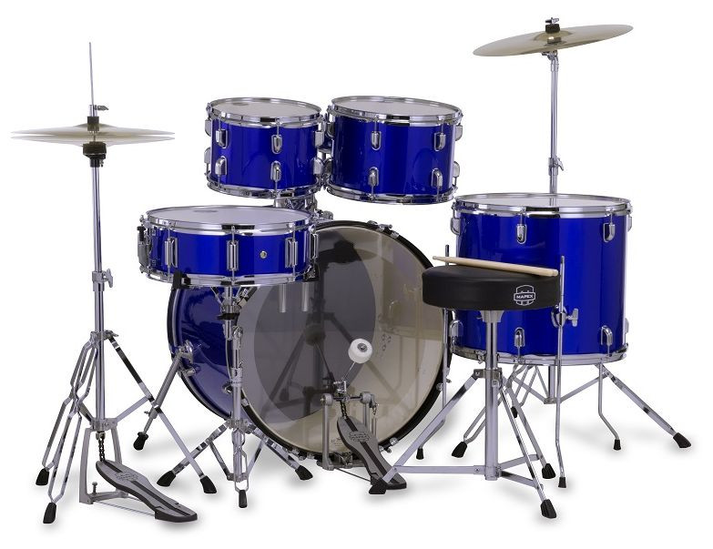 Hlavní obrázek 22“; 10“, 12“; 16“ MAPEX CM5294FTIB Comet - Indigo Blue