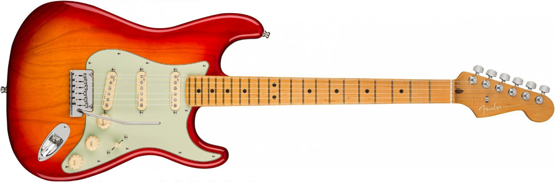 Hlavní obrázek ST - modely FENDER American Ultra Stratocaster Plasma Red Burst Maple
