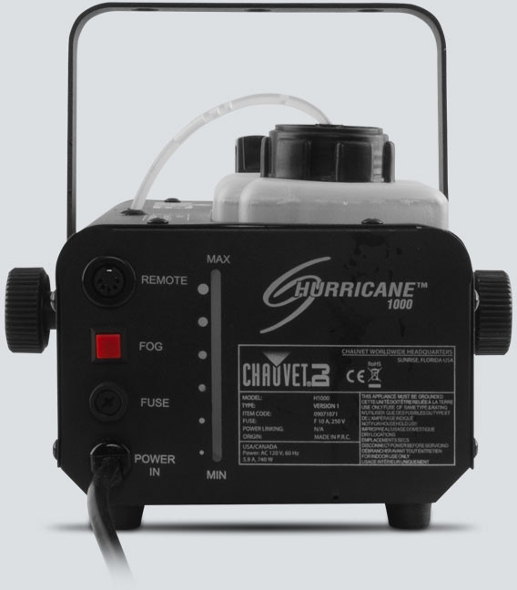 Hlavní obrázek Výrobníky mlhy a hazery CHAUVET DJ Hurricane 1000