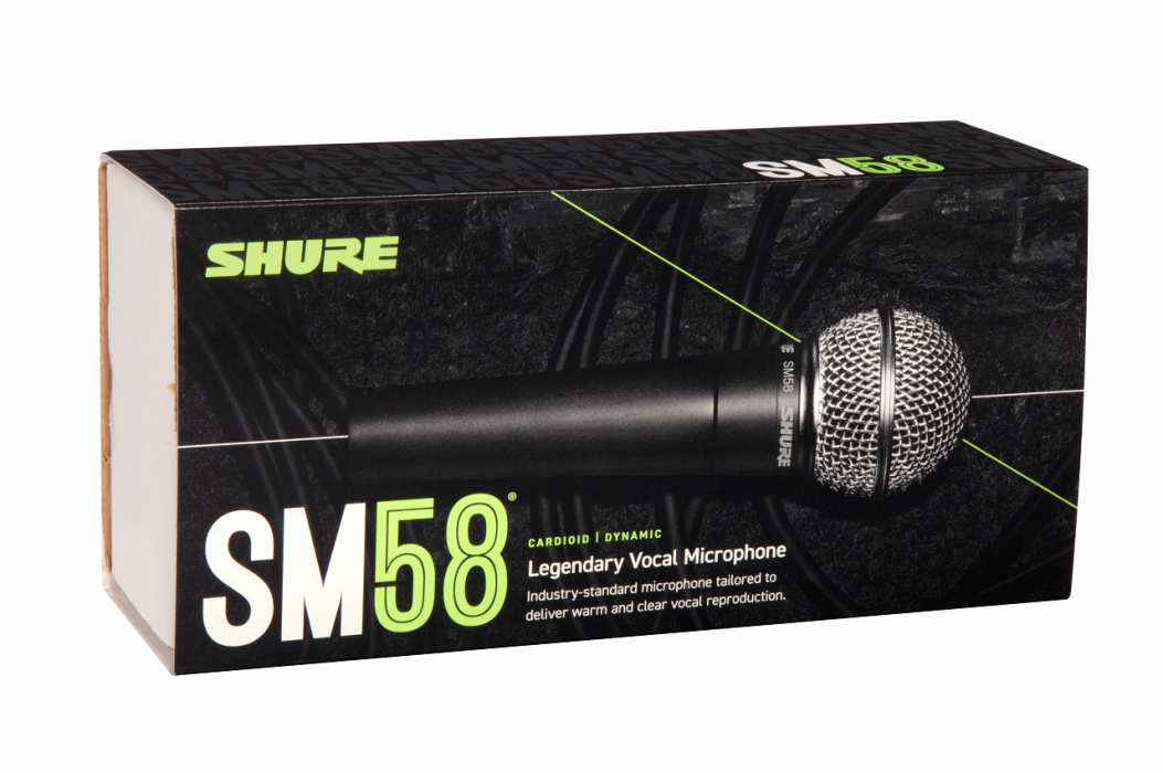 Hlavní obrázek Dynamické pódiové vokální mikrofony SHURE SM58-LCE