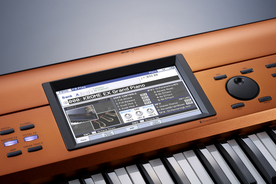 Hlavní obrázek Workstationy KORG KROME-61 EX CU