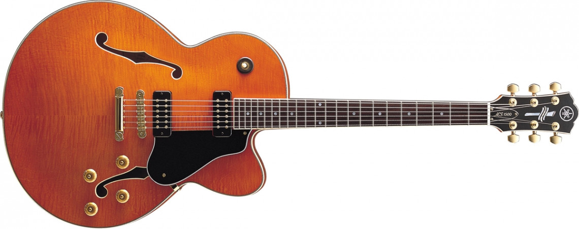 Hlavní obrázek Semiakustické a jazzové YAMAHA AES1500 Orange Satin