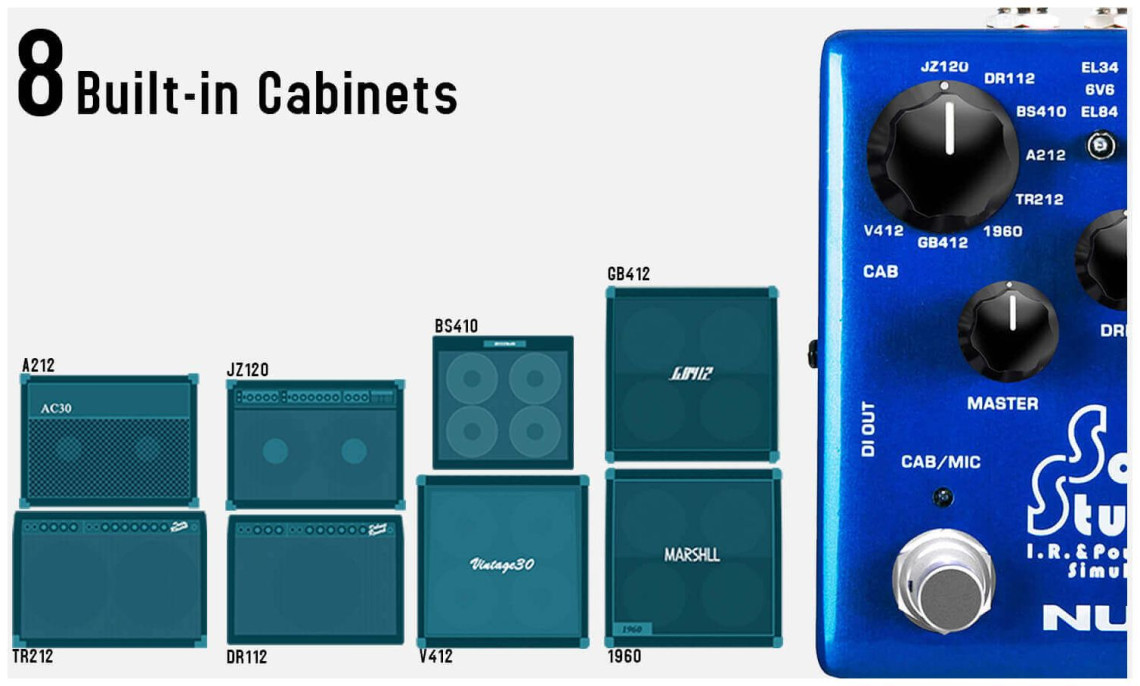 Hlavní obrázek Ostatní efekty NUX Solid Studio MKII (NSS-6)