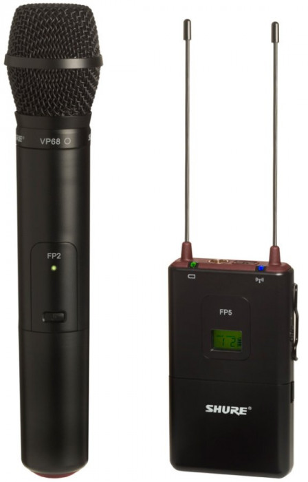 Hlavní obrázek S ručním mikrofonem SHURE FP25/VP68